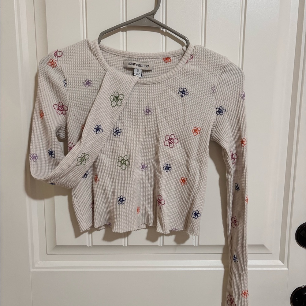 Urban Outfitters Multicolor Floral Knit Top